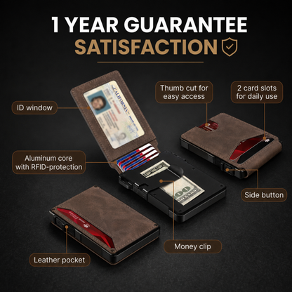 Avendore MagVault® Minimalist Wallet - Maximum Capacity. Minimal Footprint.