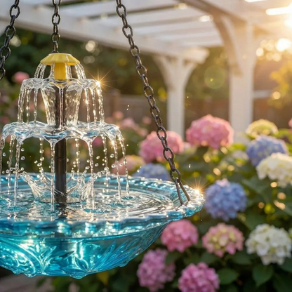 🎉 Special Offer Today Only!🐦Solar Cascade Hanging Bird Bath Fountain