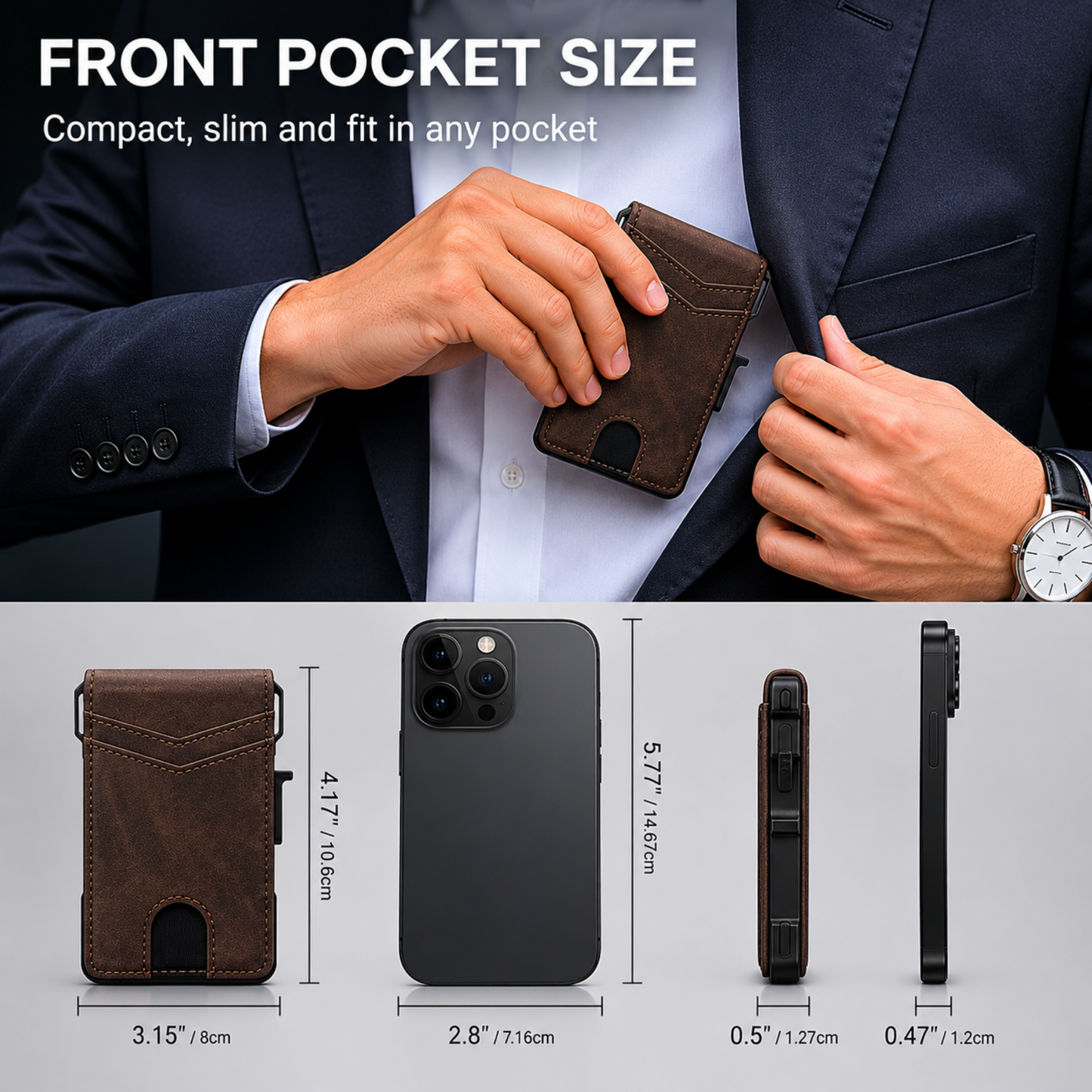 Avendore MagVault® Minimalist Wallet - Maximum Capacity. Minimal Footprint.