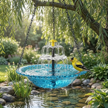 🎉 Special Offer Today Only!🐦Solar Cascade Hanging Bird Bath Fountain